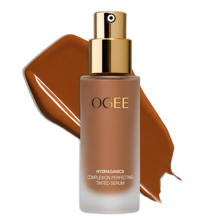 Complexion Perfecting Liquid Foundation - Lightweight Tinted Moisturizer for Face (Linden 1.25N - Light Beige, Neutral Undertone) - with Vitamin C & Jojoba Oil - Certified Organic & Made in USA