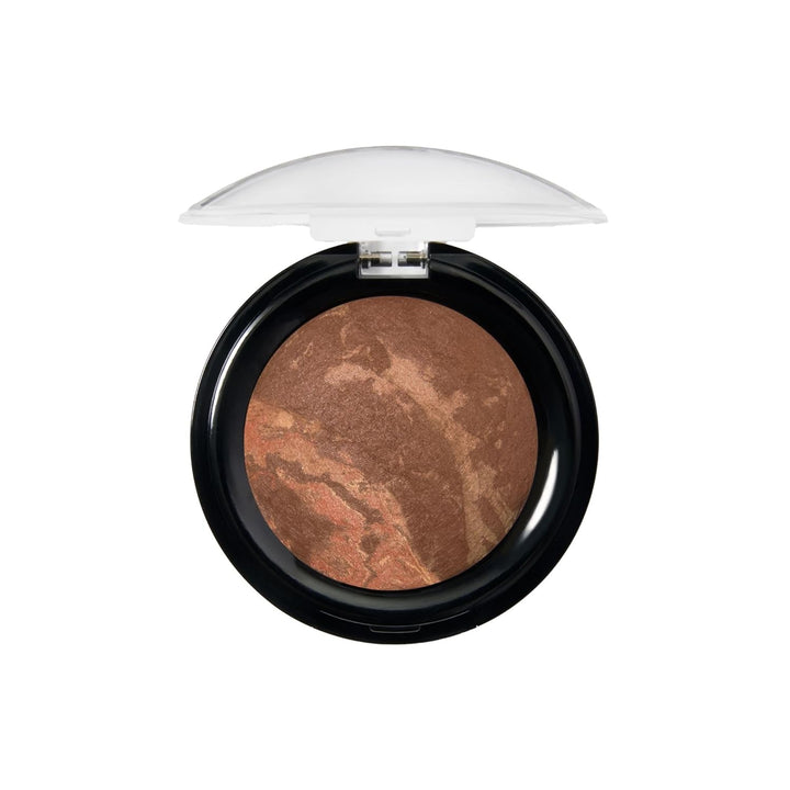 Award-Winning Baked Balance-N-Brighten Color Correcting Powder Foundation - Medium - Buildable Light to Medium Coverage - Demi-Matte Natural Finish