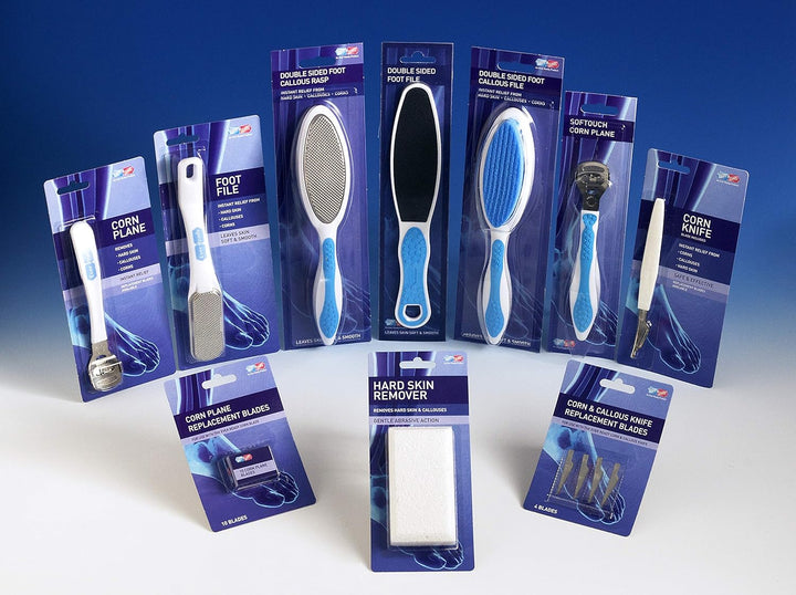 Corn & Callus Trimmer - Instant Relief from Corns & Calluses | Removes Dry, Hard & Cracked Skin | Home Pedicure Treatment for Footcare