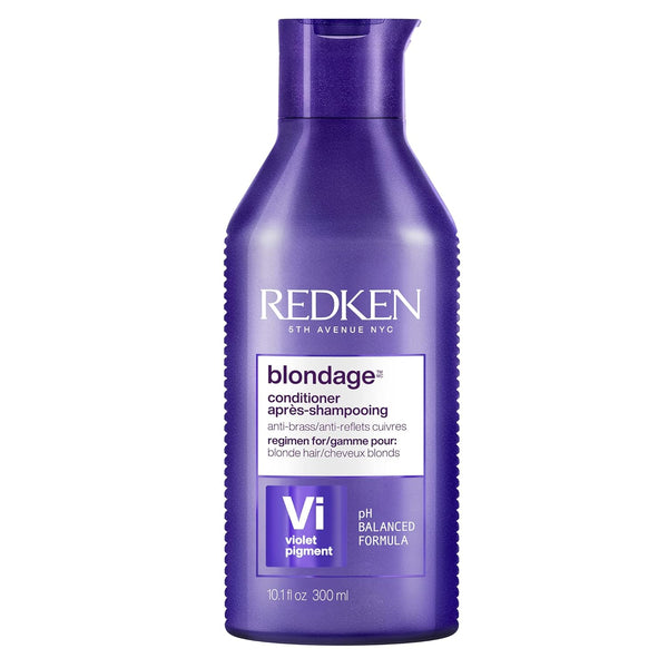 Redken Blondage Color Depositing Purple Conditioner for Blonde Hair - Tones & Moisturizes Brassy Hair