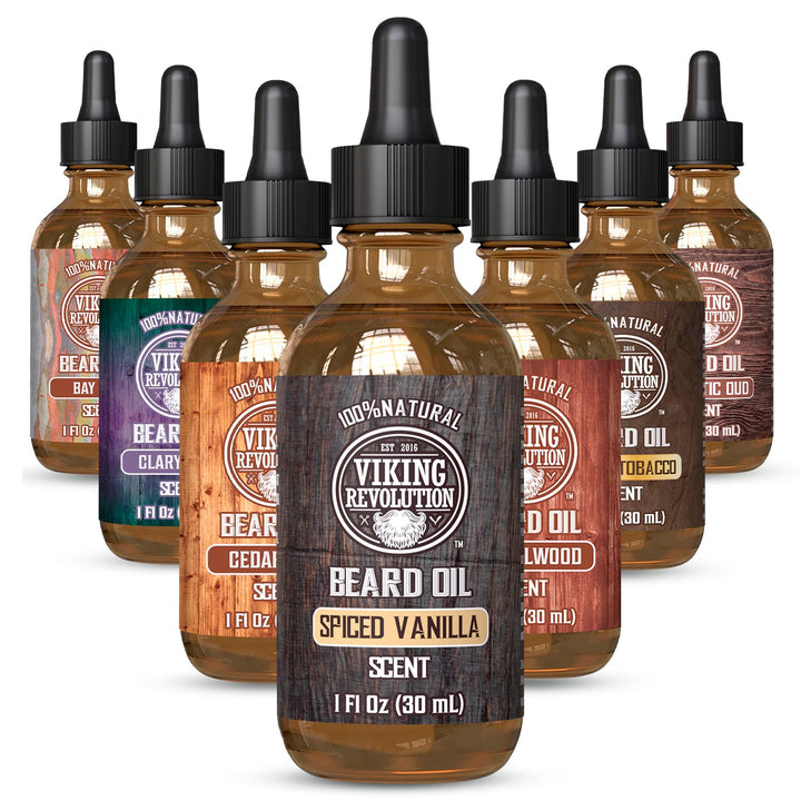 Sandalwood Beard Oil for Men - Natural Mens Beard Oil with Argan Oil and Jojoba Oil - Beard Softener, Strengthens and Moisturizes - Beard Conditioner for Men (Sandalwood, 1 Pack)