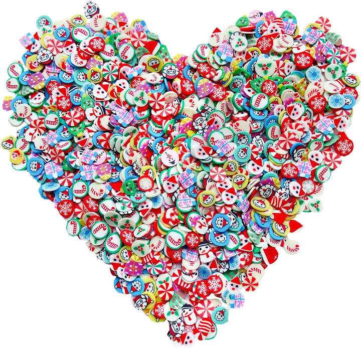 3000 PCS Clay Slices Fruit Nail Art Slices for DIY 3D Polymer Slices Making Polymer Clay Slices for Nail Art（Mixed Slices）