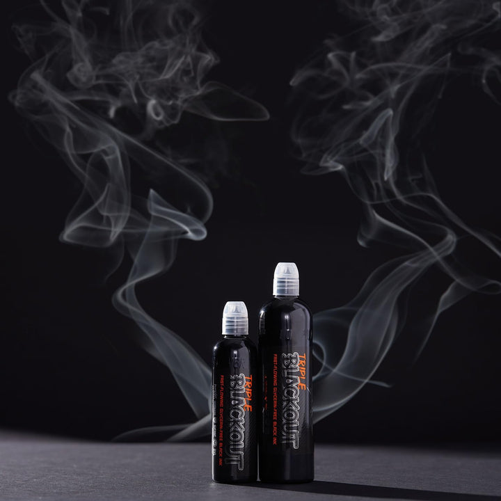 - Blackout Black, Ultra-Thin Black Tattoo Ink for Lining, Shading & Portrait Work - Vegan, Cruelty-Free, Professional-Grade Supplies & Equipment