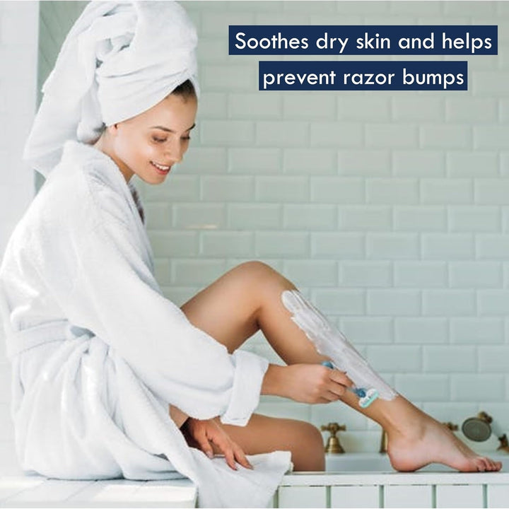 Therapeutic Shave Gel with Oat and Vitamin E to Help Prevent Razor Bumps, Soothes Dry Skin and Provides a Close, Smooth Shave with Less Irritation, Fragrance-Free, 7 Oz