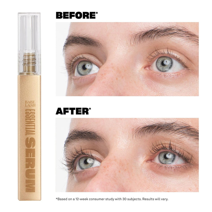 Lash Serum - Fuller & Longer Looking Eyelashes, Advanced Lash Enhancing Treatment for Natural Lashes, Extensions & Eyebrows, Vegan & Cruelty-Free