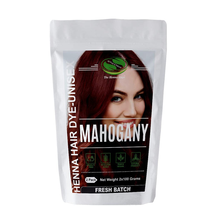 1 Pack of Dark Brown Henna Hair & Beard Color/Dye 150 Grams - Natural Hair Color, Plant-Based Hair Dye -