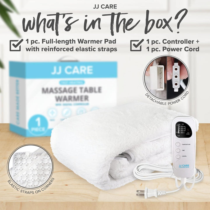 Massage Table Warmer 31"X71", Digital 5 Heat Control Massage Bed Warmer Fleece Pad W/Detachable 12 FT Cord, Table Warmer Massage Therapy W/Overheat Protection, Massage Table Heating Pad