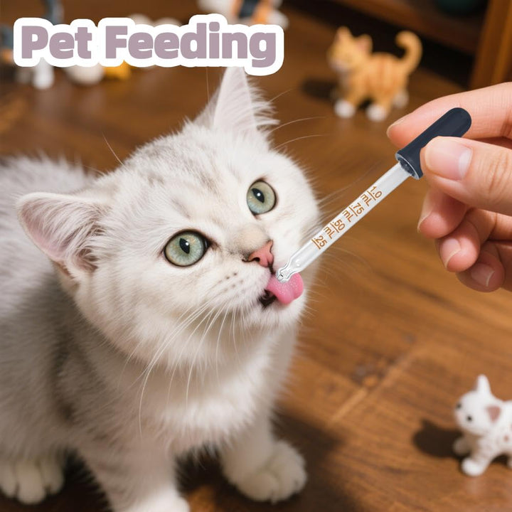 6 Pack Glass Pipette Dropper with Brush - Bent & Straight Tips, 1 Ml Eye Droppers for Essential Oils, Lab, Crafts, Measuring and Transferring Liquids