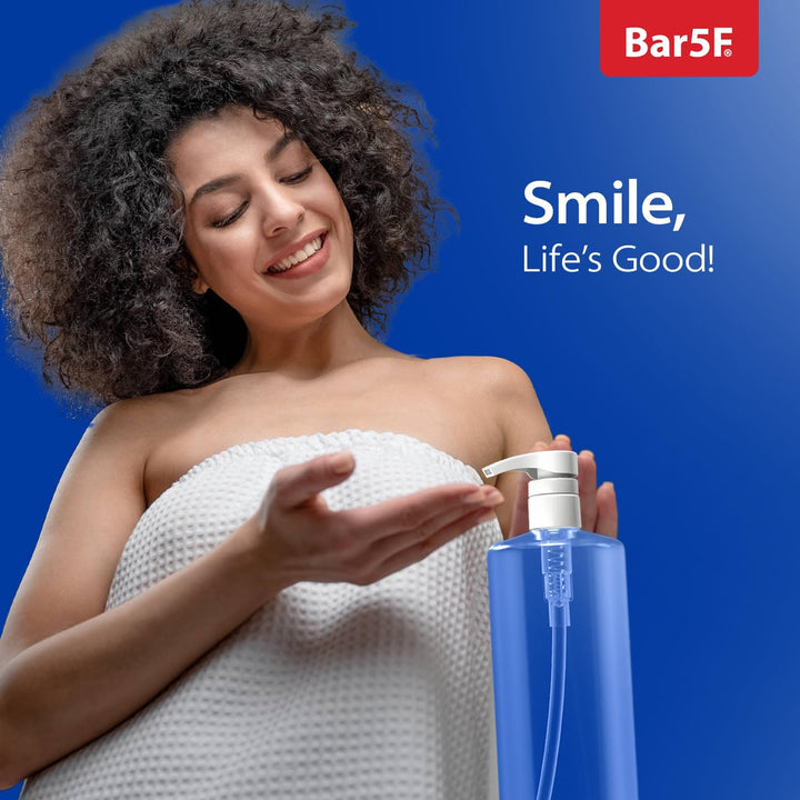 Pump Bottle 32-Ounce 1-Liter Empty for Shampoo Conditioner Body Wash Lotion Bpa-Free Crystal-Clear (Pack of 1)