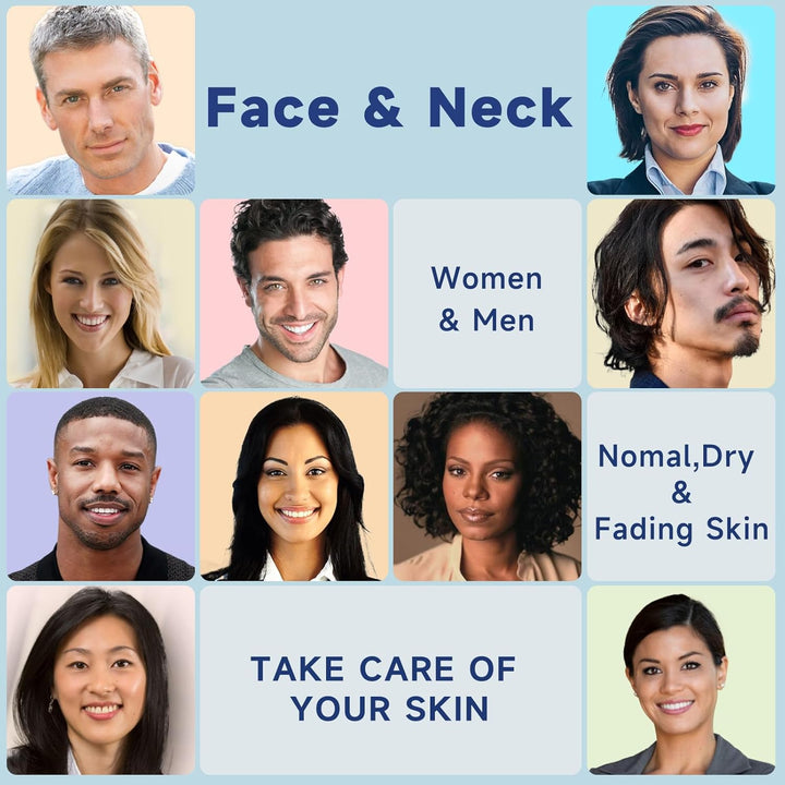 Retinol Cream for Face, Collagen Neck Creams for Tightening and Firming, anti Aging Day & Night Facial Moisturizer for Women & Men, Instant Face Lift Wrinkle Cream 1.7 Fl. Oz.