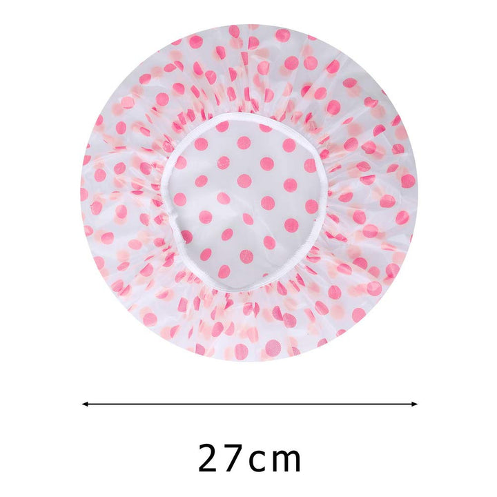 Shower Cap, 3 Pcs Waterproof Reusable Shower Caps Bath Hair Hat Stocking Stuffers for Women Men Kids