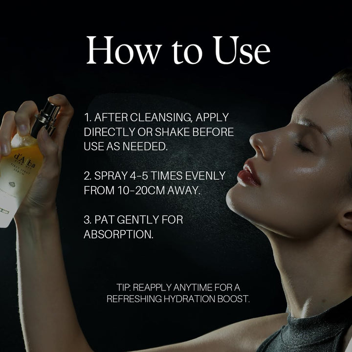 Italian White Truffle First Spray Serum, Vegan Skin Care, Light-Weight Face Moisturizer, Glow Serum for Radiant Skin, Non Comedogenic, All in One Mist, Korean Skin Care (3.38 Fl Oz.)