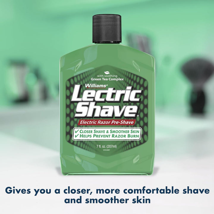 , Electric Razor Pre-Shave, 7 Ounce