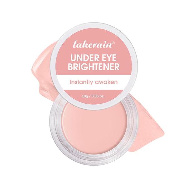 Under Eye Brightener & Concealer - Hydrating Color Corrector for Dark Circles, Lightweight Undereye Brightening Cream with Hyaluronic Acid & Shea Butter, Smooth & Blendable (Light Rose, 1)