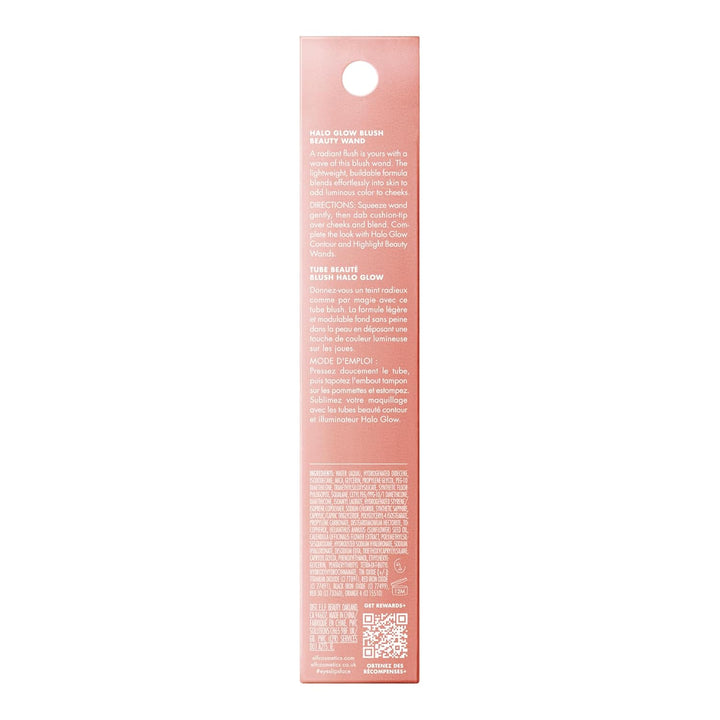 Halo Glow Blush Beauty Wand, Liquid Blush Wand for Radiant, Flushed Cheeks, Infused with Squalane, Vegan & Cruelty-Free, Pink-Me-Up