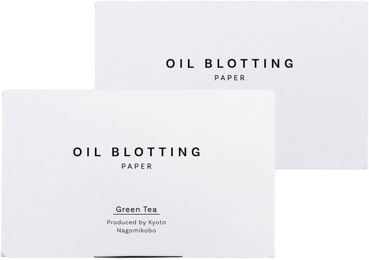 Oil Blotting Paper 100 Sheets, Pack of 1 – Premium Green Tea Face Blotting Sheets, Oil Absorbing Tissues in Japanese Washi, Easy-Dispense Pack, Made in Japan, Oily Skin Care & Makeup Essential