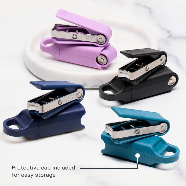 Fingernail Cutter - Precision Stainless Steel Nail Cutter for Fingernails | Sharp Blade, Ergonomic Design, Durable & Rust-Resistant | Ideal for Men and Women |  Blue
