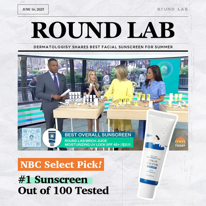 Birch Juice Moisturizing UV LOCK SPF 45 | NBC No1 SPF, Glow Sunscreen for Daily Skincare, Non-Toxic, UV Protection, Lightweight, Oil-Free, Organic, Korean Sunscreen (1.69 Fl Oz)