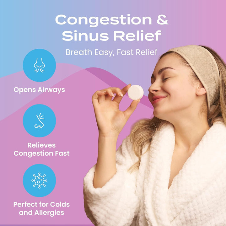 Shower Steamers Aromatherapy 6 Pack - Boo Basket Stuffers for Women, Christmas Stocking Stuffers, Birthday Gifts, White Elephant, Relaxation, Self Care, Spa Shower Bombs - Bloom