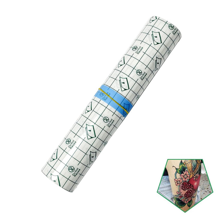 Tattoo Aftercare Bandage Roll 6" X 2 Yard - Waterproof Transparent Film for Tattoo Initial Healing and Skin Repair Adhesive Tattoo Supply Wrap