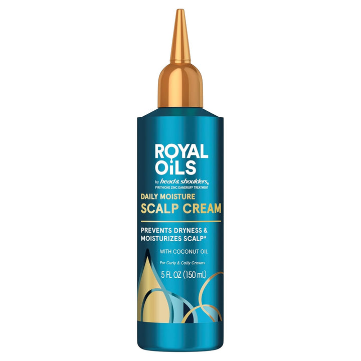 Royal Oils Scalp Elixir Treatment - Instant Soothe, Anti-Dandruff, Dry Scalp Relief & Hydration with Cooling Menthol & Peppermint Oil, 4.2 Fl Oz