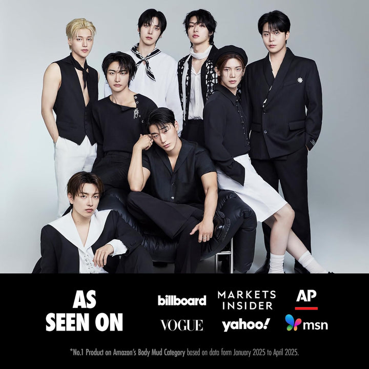 Relief Mud Mask | Cardi B Mud Mask - Body Mud Hydrating & Moisturizing Deep Pore Cleanser Face & Body Mask W/ 91.8% Nature-Derived Ingredients - K Beauty Body Mud (3.72 Fl Oz)