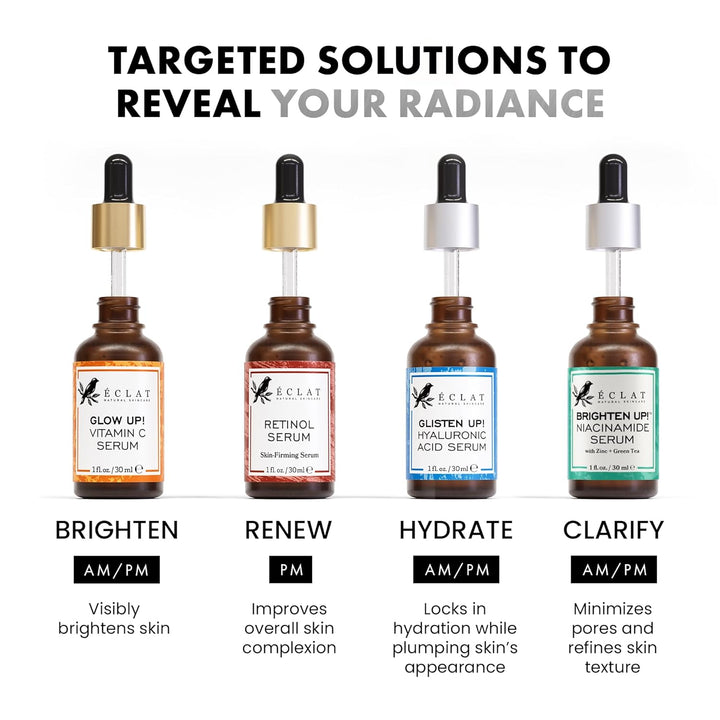 Vitamin C Face Serum - Skin Care for Dark Spots, Vitamin C Serum with Hyaluronic Acid, Ferulic Acid, & Vit E - anti Aging and Skin Brightening, Pure Vit C Facial Care - 30 Ml