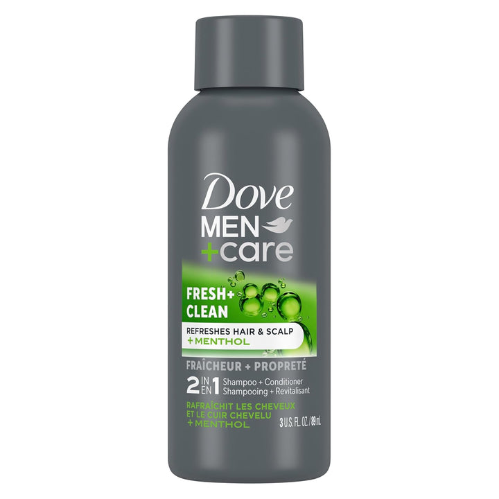 Dove Men+Care 2 in 1 Shampoo and Conditioner Fresh & Clean for Clean Hair Shampoo and Conditioner for Stronger, Healthy Hair Everyday 31 Oz
