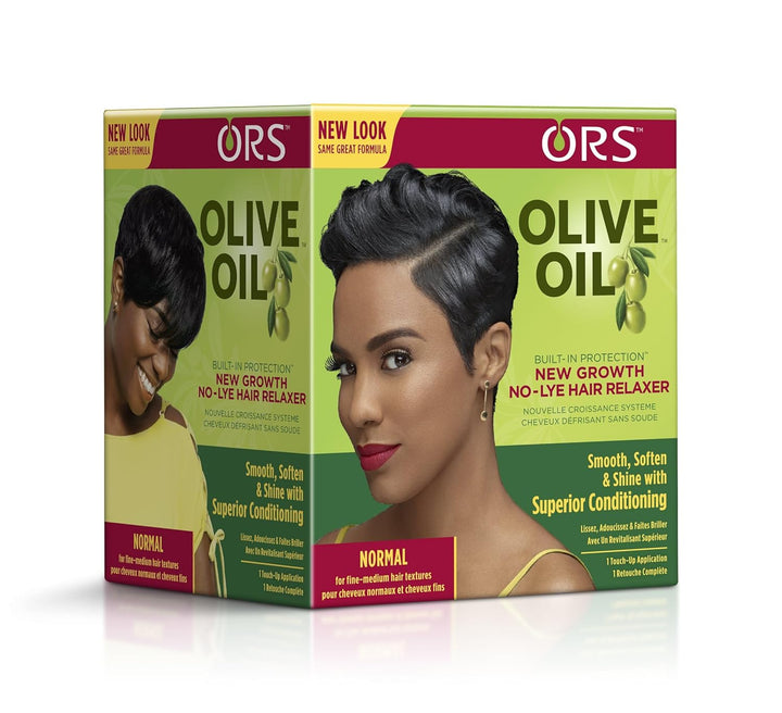 Olive Oil Built in Protection New Growth No-Lye Hair Relaxer Normal Strength