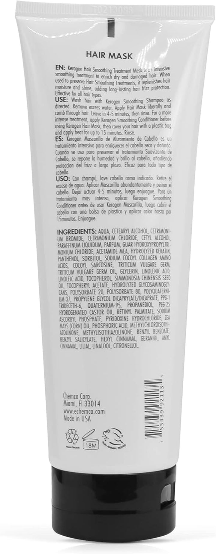 - Mask for Dry Damaged Hair, 8 Oz - Deep Moisturizing Conditioning Treatment, Repairs and Restore, Frizz-Free Infused with Keratin, Panthenol, Collagen, Jojoba Oil