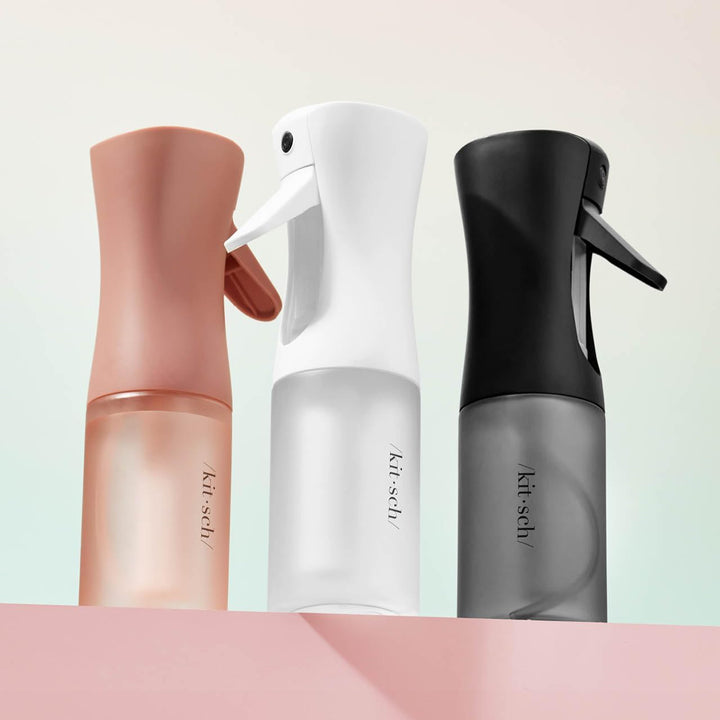 Continuous Spray Bottle for Hair – Fine Mist Water Mister & Water Spray Bottle – Recycled Hair Spray Bottle – Spray Bottles for Cleaning, Styling, Plants & More – Terracotta, 150Ml