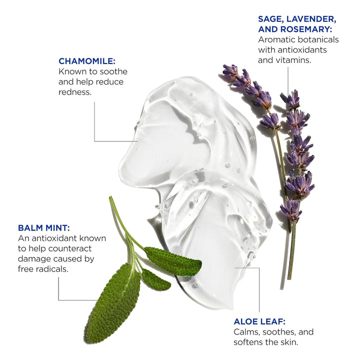 Post Shave Cooling Gel - Clear after Shave Gel for Men, Men’S Aftershave Gel, Natural Ingredient Razor Burn & Skincare