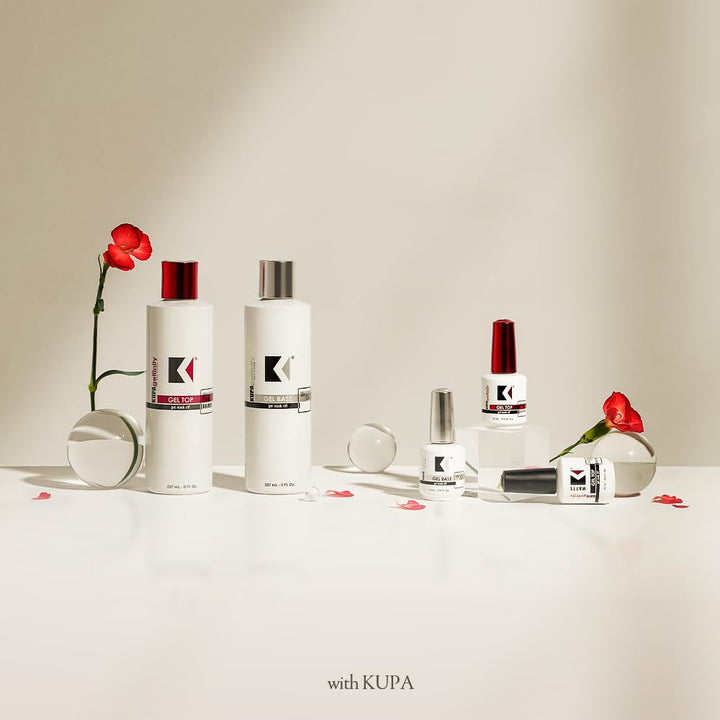 Gelfinity - Soak off Gel - Base & Glossy Top & Matte Top Coat (No-Wipe) 0.5 Fl Oz (Clear (Base + Gloss), 0.5 Fl Oz (Pack of 2))