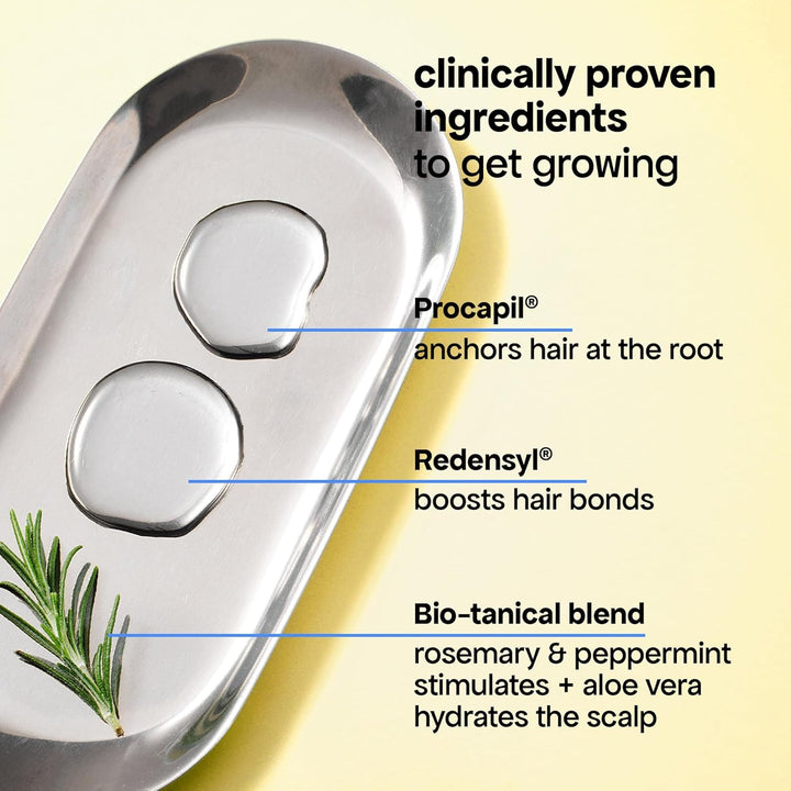 HG Anti-Thinning Shampoo Conditioner Set [16.90 Fl Oz Each], Clinically Tested to Promote Fuller + Thicker-Looking Hair for Women & Men, Procapil, Redensyl & Rosemary Formula, Sulfate-Free