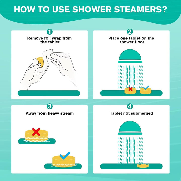 Shower Steamers Aromatherapy - 18 Pack Birthday Gifts for Women, Self Care, Christmas Gifts Stocking Stuffers for Adults, Women, Men, Mom, Teens, White Elephant, Relaxation Home SPA