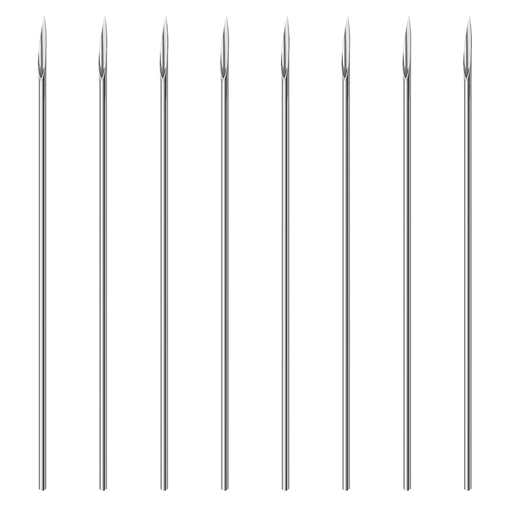 Body Piercing Needles, 40PCS Mixed Piercing Needles-12G.13G.14G.15G.16G.17G.18G.20G Individualized Package 5Pcs of Each Stainless Steel Sterile(Mixed)
