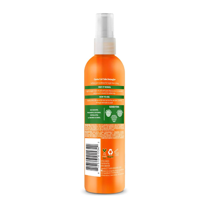 Coil Calm Detangler with Shea Butter for Natural Hair, 8 Fl Oz