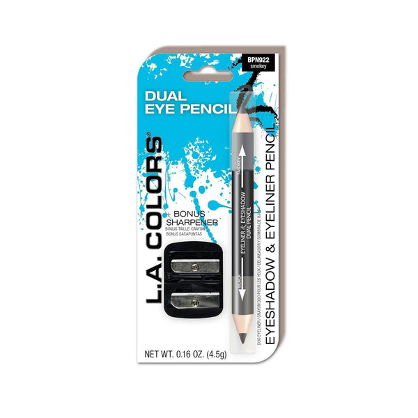 Dual Liner & Shadow Pencil W/Sharpener (Carded), Smokey CBPN922