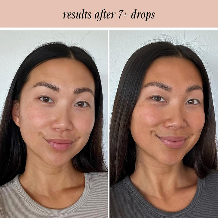 N°12 Face Tanning Drops - Non-Comedogenic Bronzing Drops for Face with Hyaluronic Acid, Vitamin E, & Passionfruit Oil - Fragrance Free, Cruelty Free, & Vegan Self Tanner