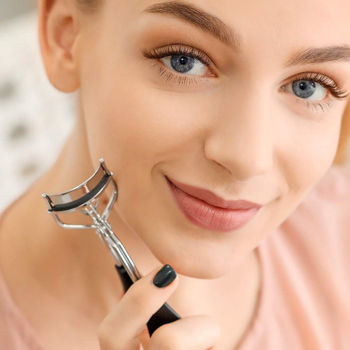 Eyelash Curler Refill Eyelash Curler Pad Silicone Rubber Curler Replacement Refill Pad for Universal Lash Curler with Clear Storage Box