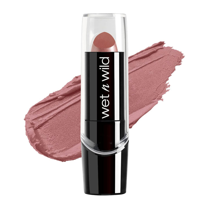 Silk Finish Lipstick, Hydrating Rich Buildable Lip Color, Formulated with Vitamins A,E, & Macadamia for Ultimate Hydration, Cruelty-Free & Vegan - Cherry Frost
