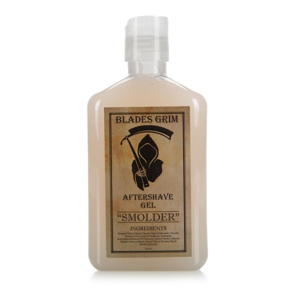 – Aftershave Gel, Handmade in the USA (Smolder, 8.45Oz)
