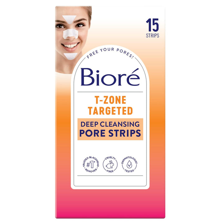 Original Blackhead Remover Strips, Deep Cleansing Nose Strips with Instant Pore Unclogging, Features C-Bond Technology, Oil-Free, Non-Comedogenic Use, 14 Count