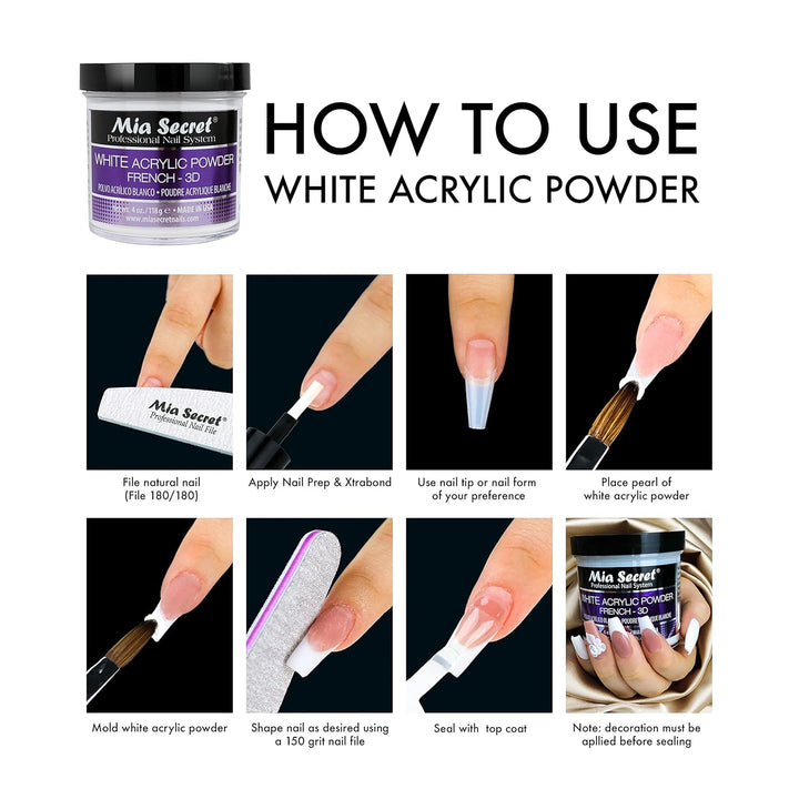White Acrylic Powder (1Oz)
