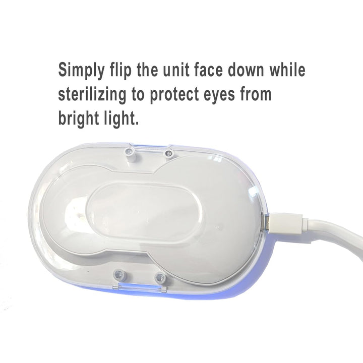 RED, BLUE, & RED+BLUE Gum Light, Sterilizing Case, Red and Blue Light Gum Therapy Gum Health Repair Gum Stimulator Whitening Accelerator Gum Light