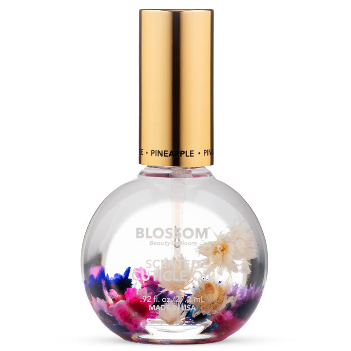 Cuticle Oil for Nails, Hydrating, Moisturizing, Scented Nail Oil Cuticle Care, Infused with Real Flowers, Made in USA, 0.5 Fl. Oz, Rose