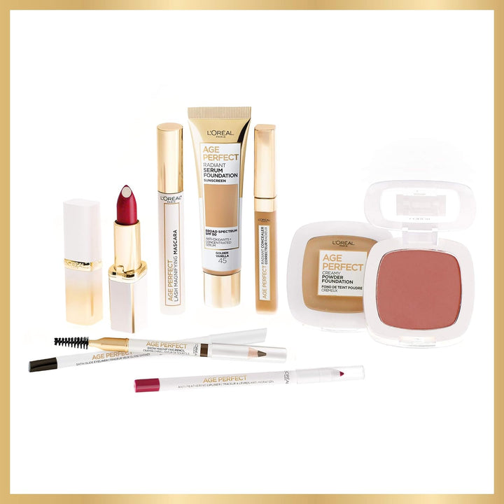 Age Perfect Face Blurring Primer Infused with Caring Serum Smoothes Liners and Pores