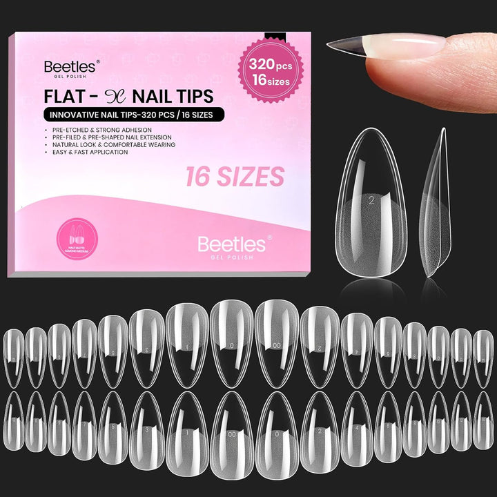 Beetles 2Pcs*20G Solid Nail Glue Gel, Tipex Soft Nail Tips Glue Super Strong for Acrylic Nails Extension Fake Nails Press on Nails, Christmas Nail Art, U V Light Required