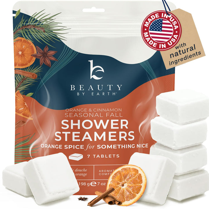 Shower Steamers Aromatherapy - USA Made with Natural Ingredients & Eucalyptus Essential Oil, Christmas Stocking Stuffers for Men & Women, Large Shower Bombs, White Elephant Relaxation Spa Gifts
