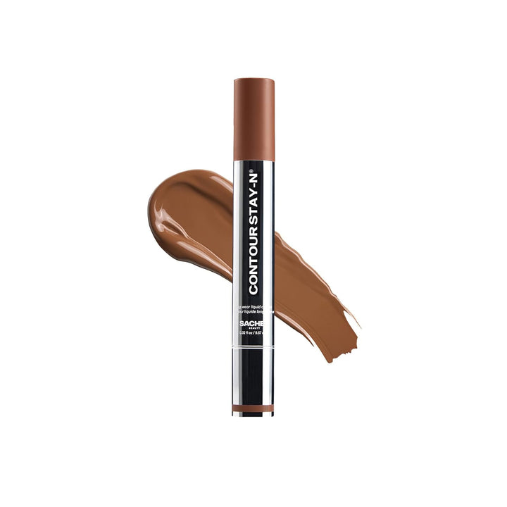 Liquid Contour STAY-N Long Wear Cream Contour Makeup — Long Lasting, Blendable, & Lightweight Formula — Vegan & Cruelty-Free, Giving Drama